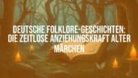 A mystical German forest scene with fairy tale elements, old book with glowing runes, enchanted atmosphere, soft lighting, illustrative style.