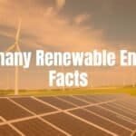 Wind turbines and solar panels in a German landscape, sunny sky, green fields, modern renewable energy infrastructure, realistic.