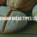 Assortment of traditional German breads on a wooden table, rustic setting, realistic.