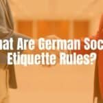 German social etiquette, people shaking hands in a formal setting, clean and orderly background, professional yet warm atmosphere, realistic style.