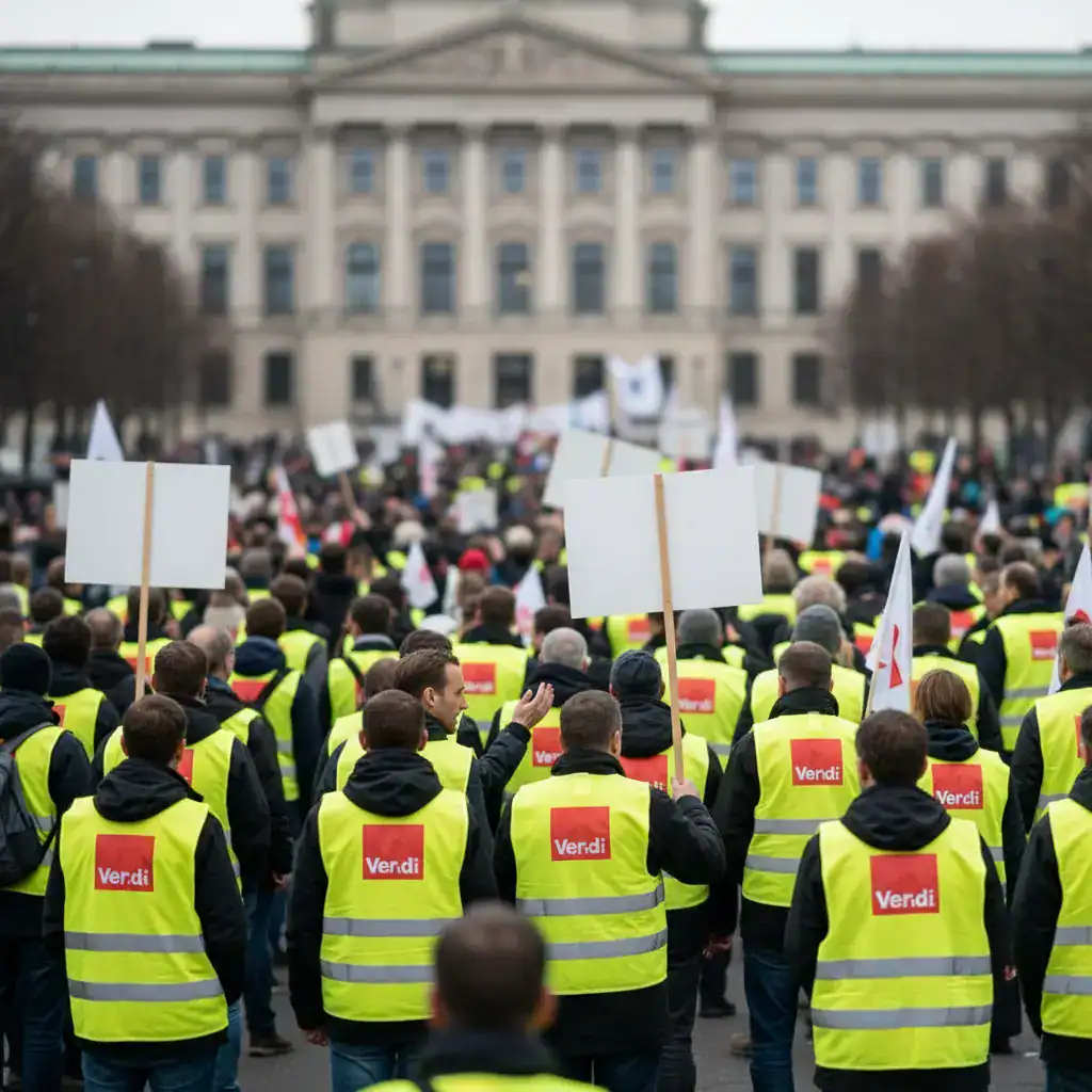 Germany Auto Strike Public Sector Warning Strike in Berlin Expected to Cause Disruptions ...