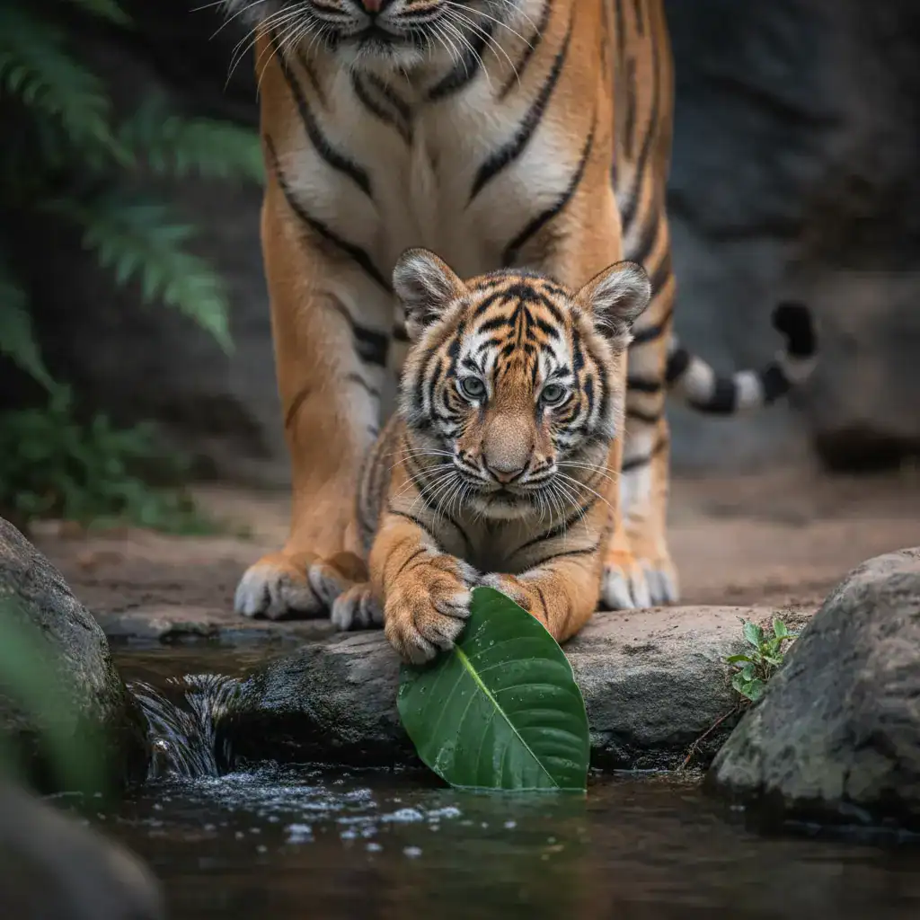 Cub Germany Sumatran Tiger Cub Born at Tierpark Berlin, Boosting Conservation ...