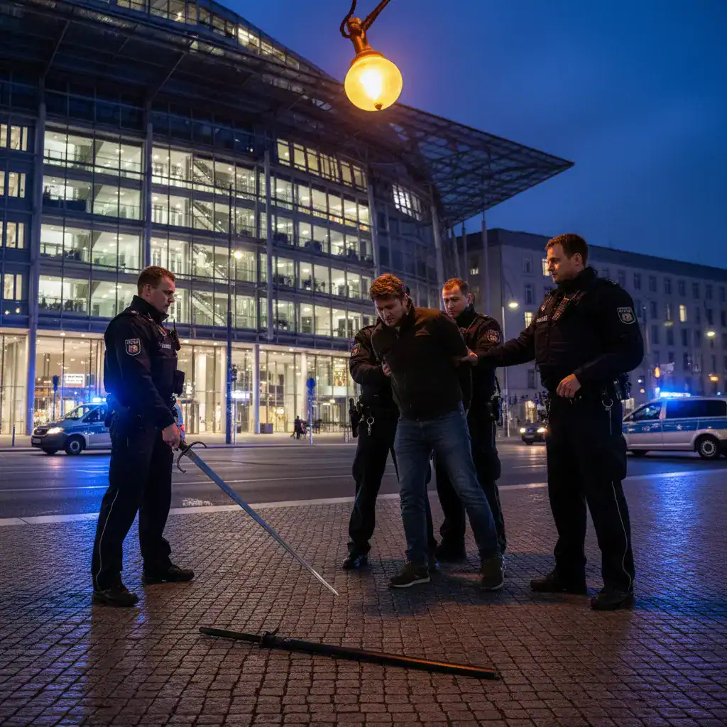 Man with Sword Arrested Near CDU Headquarters in Berlin - whysogermany.com