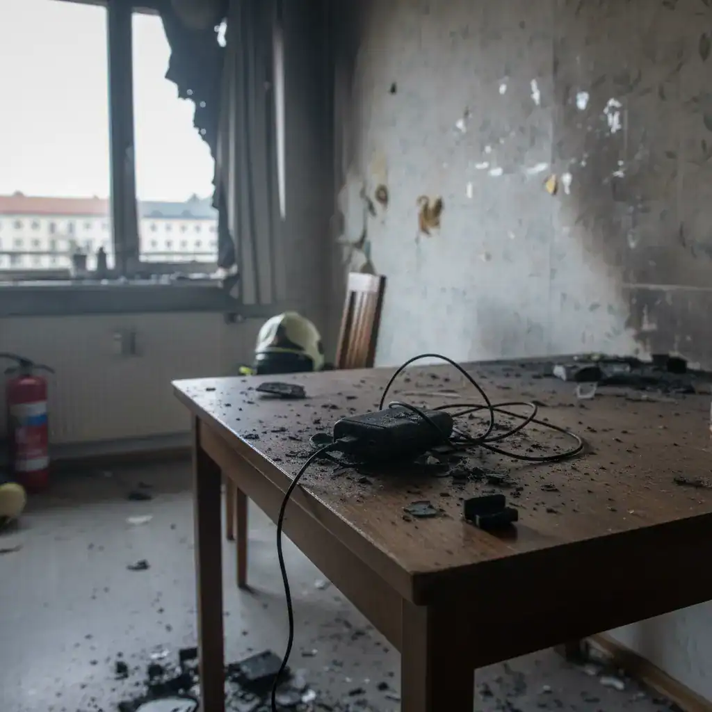 Exploding Powerbnk Power Bank Explosion Causes Apartment Fire in Munich, Man Injured ...